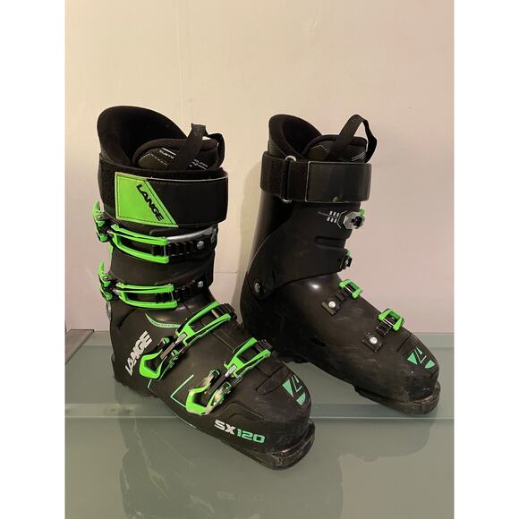 Lange SX 120 Men's Ski Boots Size 25.5 or 7.5-8 296mm downhill